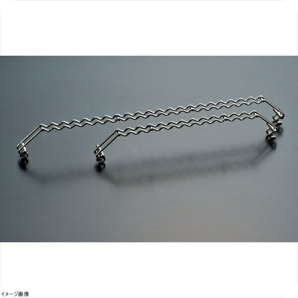 串焼き専用ブリッジ!材質:18-8ステンレススチール●グリッドとホテルパンの両方に取付けられます。●焼き鳥、魚介類の串焼き、バーベキューに最適です。※1/1サイズはスチームコンベクション縦挿し専用になります。規格1/1用 間口×奥行×高さ(mm)550(455)×20×50 仕切り数21