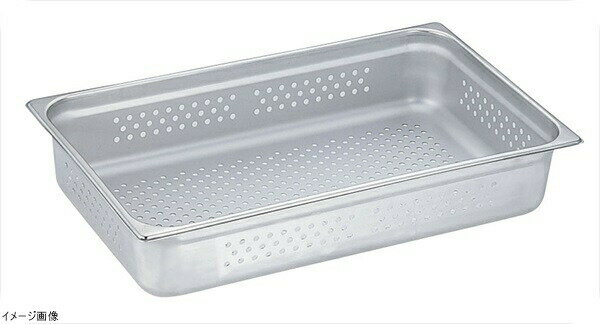 DO－EN（18-8ステン）ガストロノーム穴明パン 1／2 100mm 812．4PS