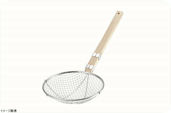 TSステンレス 極荒すくい網 丸型 24cm（2．5メッシュ）