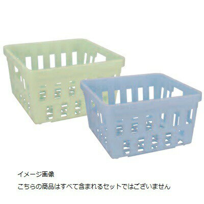 耐熱:120℃(熱風消毒保管機対応)質量:1,100g・耐衝撃性能に優れ、割れにくい設計です。型番PP90-04 カラーブルー 外寸(mm)387×369×H224 内寸(mm)365×365×H212 耐熱℃120
