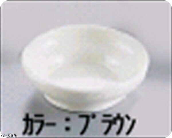 ジェスナー メラミン スモールディッシュ 0355 （ブラウン）
