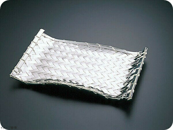 SA「輝き」アジロ角盛皿 大90679B