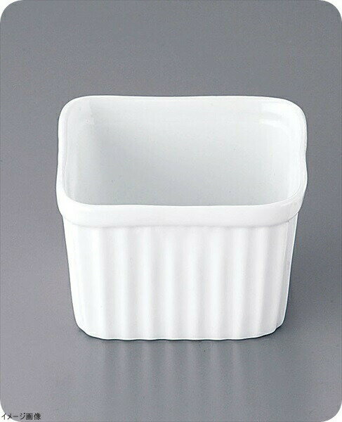 耐熱性陶器 四角スフレ S（10個入）