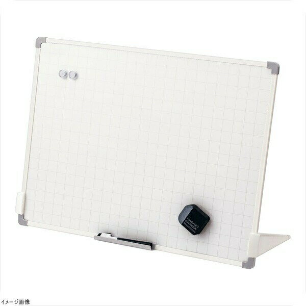 材質:スチール、PVC付属品:スタンド、ボードマーカー黒、マグネットイレーサー、トレー、 吊り下げひも、フック金具、マグネット2個、裏面用マグネット・取り外しできるスタンドで、タテ・ヨコどちらの向きでも使えます。・裏面マグネット付で、黒板に...