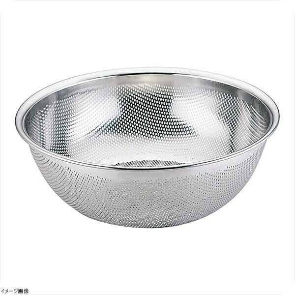 （18-8ステン） HACCPパンチング浅型ざる 35cm