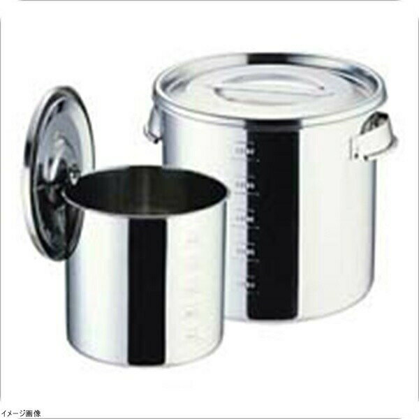 UK（18-8ステン）目盛付 キッチンポット 16cm