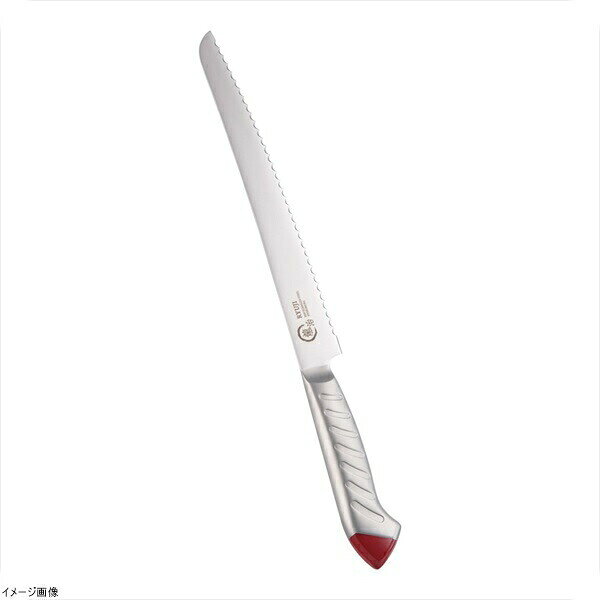 龍治 ステンカラー パンスライサー 23cm レッド