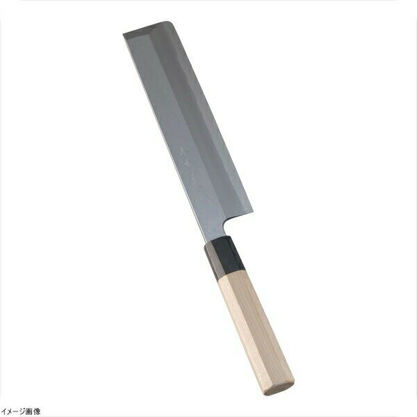 堺實光 紋鍛 薄刃庖丁（片刃） 21cm