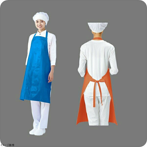 インナードライエプロン 首掛け E1610-1 ブルー