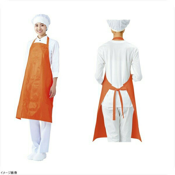 インナードライエプロン 首掛け E1610-6 オレンジ