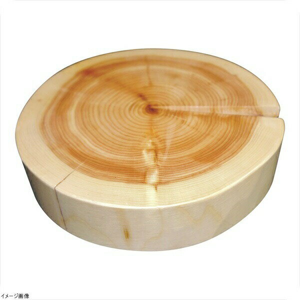 檜丸太ディスプレイ φ230×H50