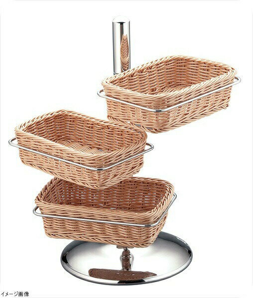 UK（18-8ステン） PP製パンかごスタンド角型