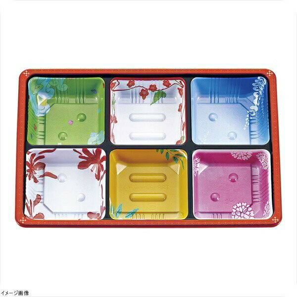 夢彩ごぜん（50枚入）TSR－BOX 90－60 中仕切6 柄付