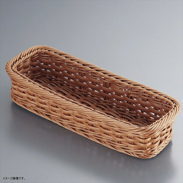 Todai PPラタン カトラリーバスケット 大(4人用) ブラウン