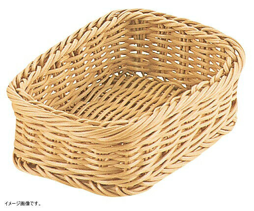 ※27・30型はステンレスワイヤー補強入り。オーガニック野菜やフルーツなどの盛り籠に。 洗える! 生鮮、鮮魚、青果、精肉、ベーカリー等さまざまなシーンで活躍。 樹脂製だから水洗いもOK!売場の演出効果も抜群です。●水洗いOKで洗剤も使えてお手入れ簡単!食器洗浄機のご使用も でき、衛生的です。●冷蔵庫内でのご使用もできます。(冷凍は不可)●柔軟性、耐衝撃性に優れ、天然籐と違いささくれません。 材質:ポリプロピレン 耐熱:120℃型_メーカー品番_間口×奥行×高さ(mm)★高さ:18_RE-303-IV_180×130×55