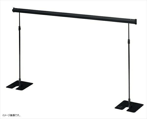 友屋 【業務用】 レール式POPスタンド ベースタイプ片面 1200 ブラック ＜PPTF403＞