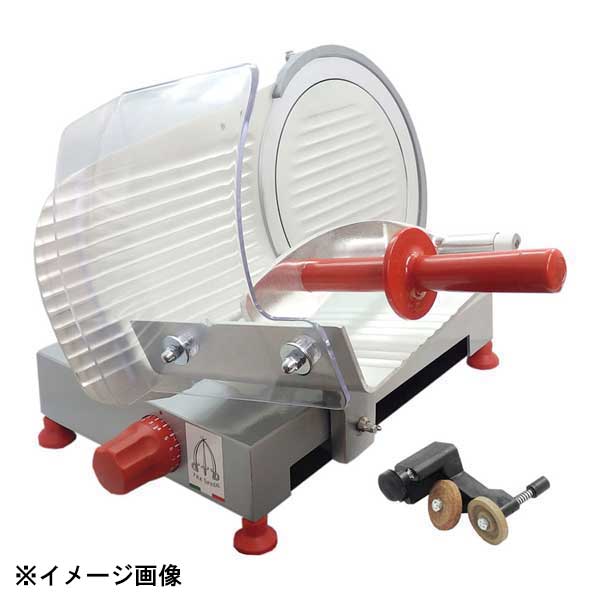 【サイズ】幅_奥行_高さ(mm) 510_380_H400【重さ】13(kg)【メーカー品番】D25PRO【スペック】●電源 単相100V 50/60Hz●消費電力 150W●切断寸法(mm) 210_H170●丸刃径(mm) o250●スライス厚(mm) 0~15●作動方式 手動式●定格時間 30分●付属品 研磨機生ハム、ソーセージ、チャーシュー、半解凍肉のスライス【サイズ】幅_奥行_高さ(mm) 510_380_H400【重さ】13(kg)【メーカー品番】D25PRO【スペック】●電源 単相100V 50/60Hz●消費電力 150W●切断寸法(mm) 210_H170●丸刃径(mm) o250●スライス厚(mm) 0~15●作動方式 手動式●定格時間 30分●付属品 研磨機生ハム、ソーセージ、チャーシュー、半解凍肉のスライスに最適。