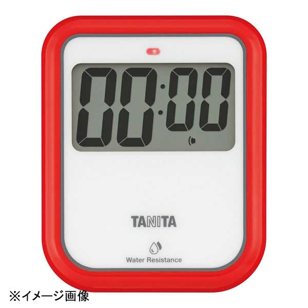 Kitchen Scales - TANITA(タニタ) タニタ非接触タイマー洗えるタイプ TD-424 レッド