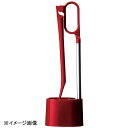 日本クリンテック カージークリーントイレブラシ&スタンド レッド(3)