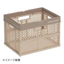 PRX 折りたたみバスケット ハンドル付 L ベージュ