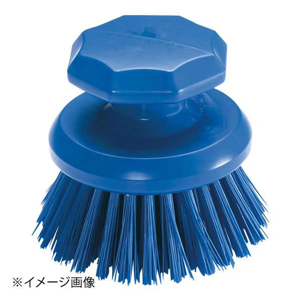 オールカラー ラウンドスクラブブラシ 1223601 ブルー(3.0)