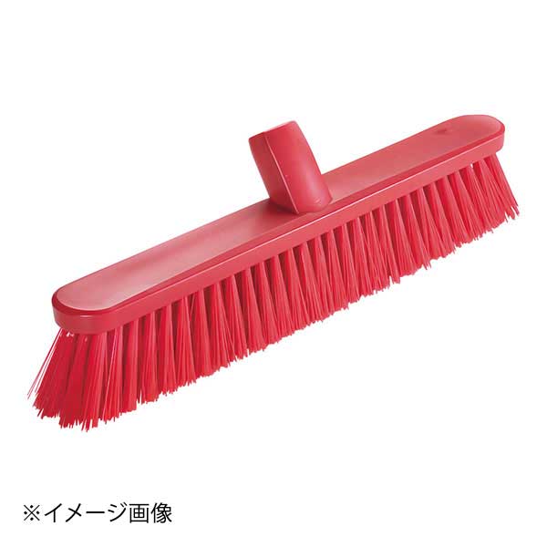 コンパクトフロアカラーブラシ 42.5cm ハード レッド