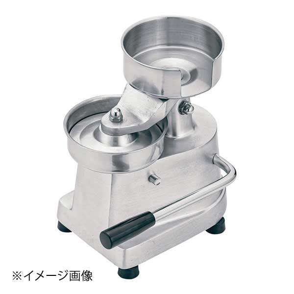 ●メーカー品番:HM130●幅×奥行×高さ(mm):290×215×325●質量(kg):6.2●材質:アルミダイキャスト・ステンレス●パテサイズ:Φ130mm●ハンドルを倒してプレスするだけで、パテを簡単に成形できます。●電源が不要なので、水まわりでも安心して使用でき、洗浄、分解の手入れも簡単にできます。●クッキングシートはクックパー穴あきセパレート紙AM-13をご使用ください。●カタログコード:9-0640-0501●メーカー品番:HM130●幅×奥行×高さ(mm):290×215×325●質量(kg):6.2●材質:アルミダイキャスト・ステンレス●パテサイズ:Φ130mm●ハンドルを倒してプレスするだけで、パテを簡単に成形できます。●電源が不要なので、水まわりでも安心して使用でき、洗浄、分解の手入れも簡単にできます。●クッキングシートはクックパー穴あきセパレート紙AM-13をご使用ください。●カタログコード:9-0640-0501