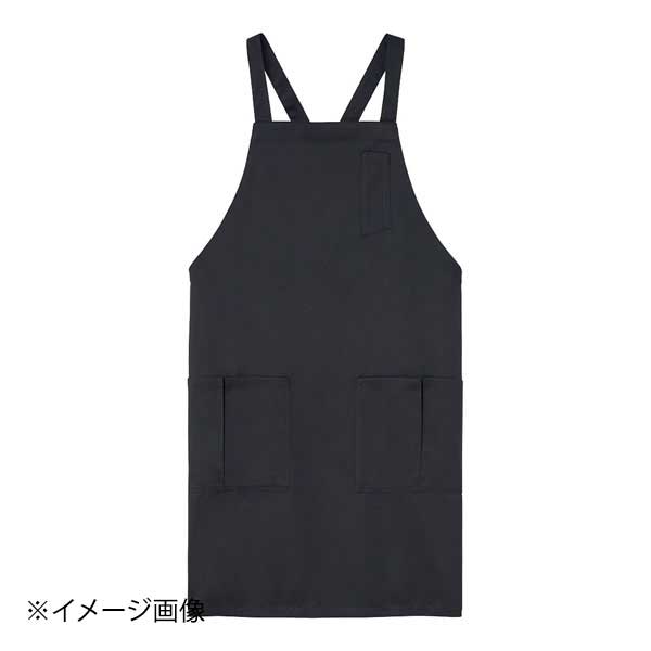 サーヴォ 胸当エプロン SBPU-1925 B9 ブラック