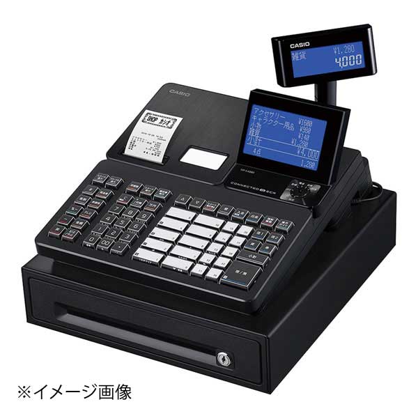 CASIO(カシオ) レジスターSR-S4000-EX-20S (20部門) ブラック