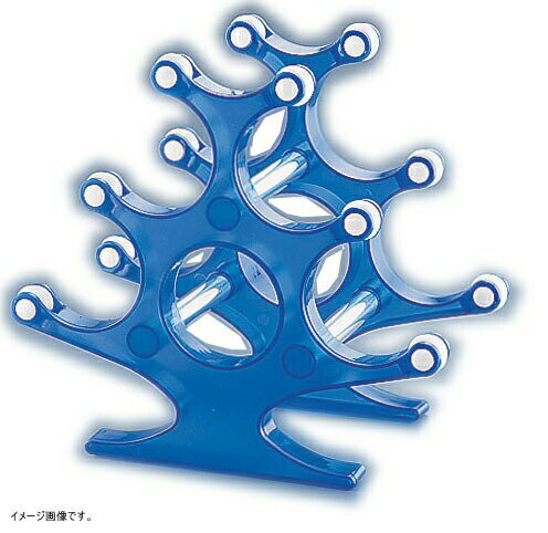 アクリル カラーワインラック 5ボトルWNBR-T ブルー PLT132