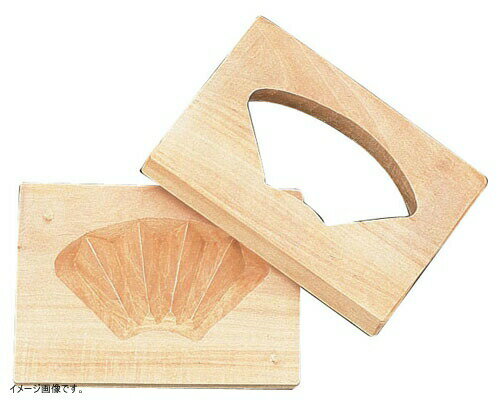 手彫物相型 1ツ取り （サクラ材) 扇