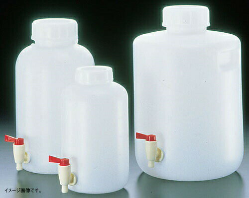 SANPLATEC(サンプラテック) PE 広口下口活栓付瓶 5L 2095