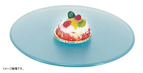 アクリル ブッフェトレイ 丸ライトグリーン L G0067