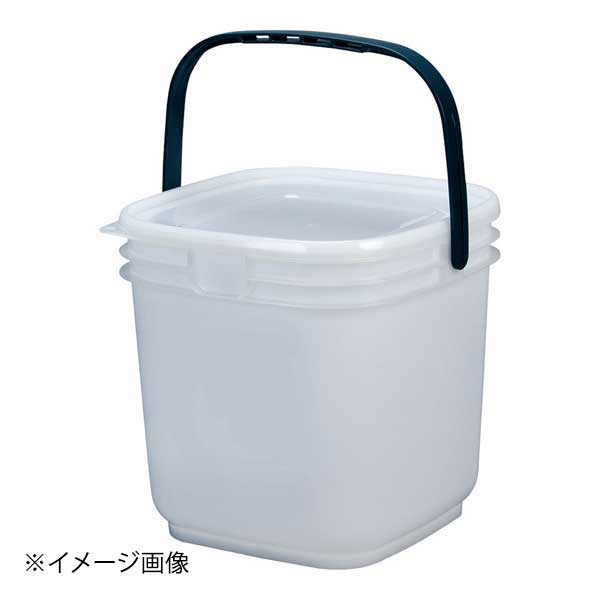 伸和 コマセバケツ(蓋付) 角20 ナチュラル