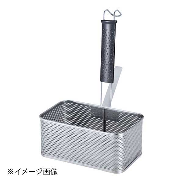 Bamboo Baskets, Bowls - 三宝産業株式会社 UK18-8シリコン柄パンチング角てぼ 横型 L 09253093