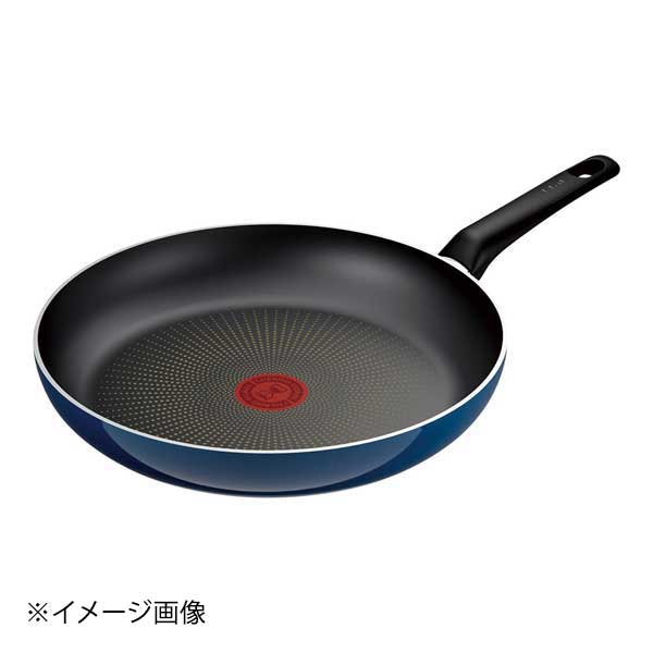 Ih Incompatible - T-fal ロイヤルブルー インテンス フライパン 28cm D53306 青