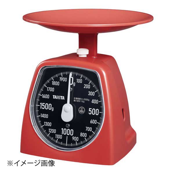 Kitchen Scales - 株式会社タニタ タニタ アナログクッキングスケール 2kg KA-442 チェリーレッド
