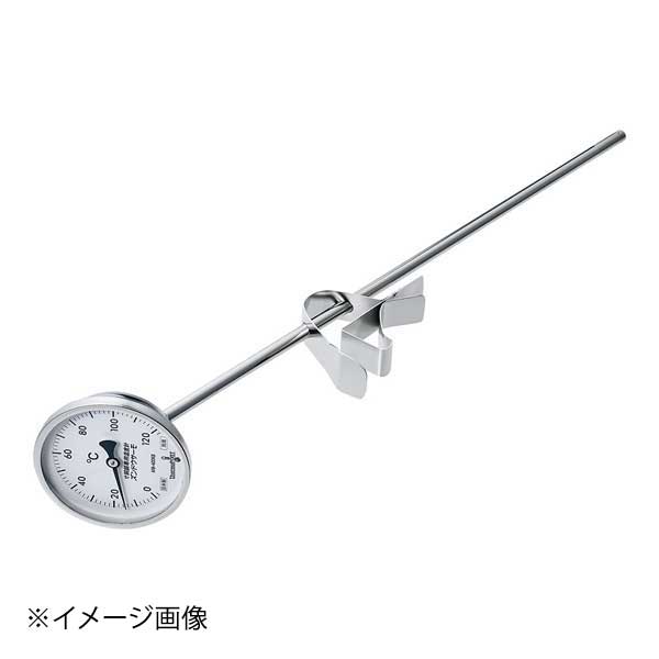 株式会社サーモポート 寸胴鍋専用温度計 スライドホルダー付 (傾斜面型)MB-400K8