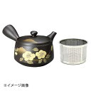 ヤマキイカイ 富仙 黒平釜つつじ急須 Y807