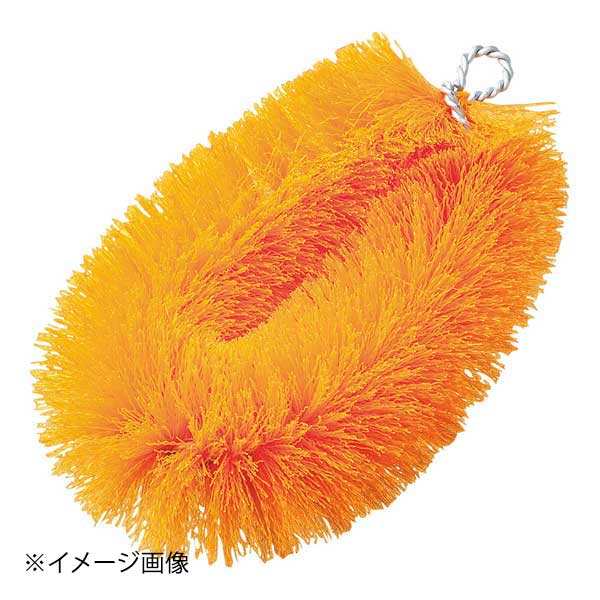 早川工業 抜けにくいPPたわし 大(10個入) オレンジ