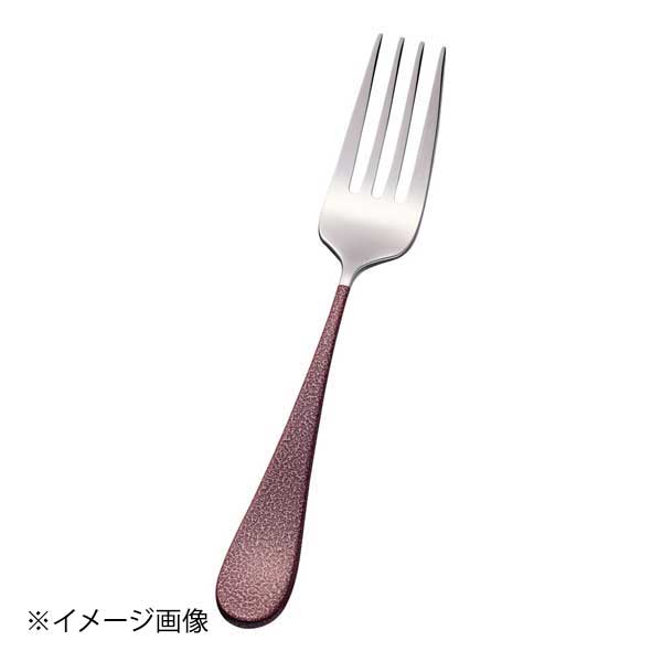 遠藤商事株式会社 18-8エナメルレッド デザートフォーク レッド