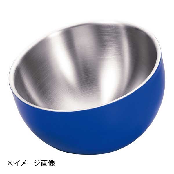 遠藤商事株式会社 ドンナム18-8DWカラーアングルボール ブルー 24cm