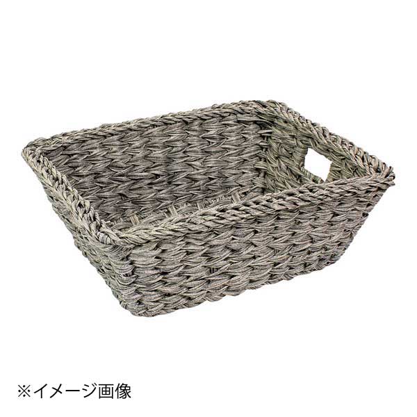 萬洋 樹脂ウォーターヒヤシンスマルチバスケット 小 アッシュグレー 91-441L