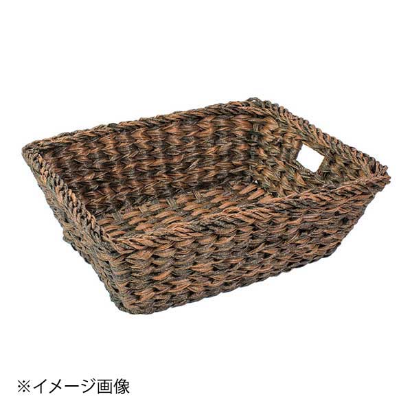 萬洋 樹脂ウォーターヒヤシンスマルチバスケット 小 コーヒーブラウン 91-443L