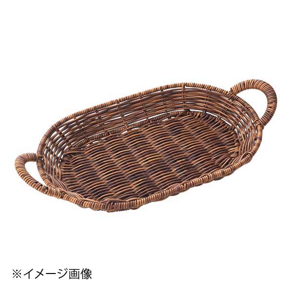 株式会社トーダイ PP小判バスケット耳手付ブラウンマーブル 27型 OV-141-BRM ブラウンマーブル