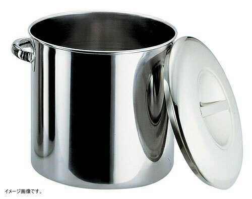 K 18-8 内蓋式 キッチンポット 33cm 手付 0025700(3.0)
