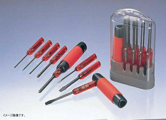 アネックス(ANEX) 8本組ドライバーセット スーパーラバーグリップ No.6900