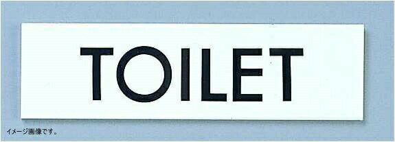 光 点字サイン TOILET TS268-10