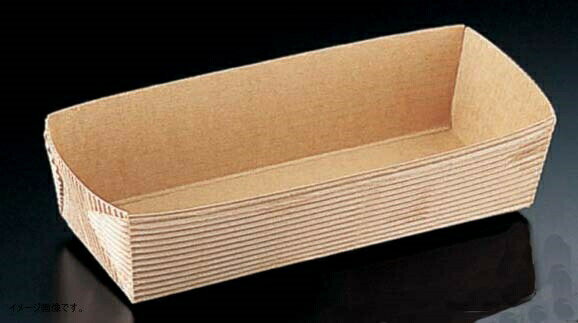 天満紙器 ベーキングトレー 茶無地 (50枚入) CT603