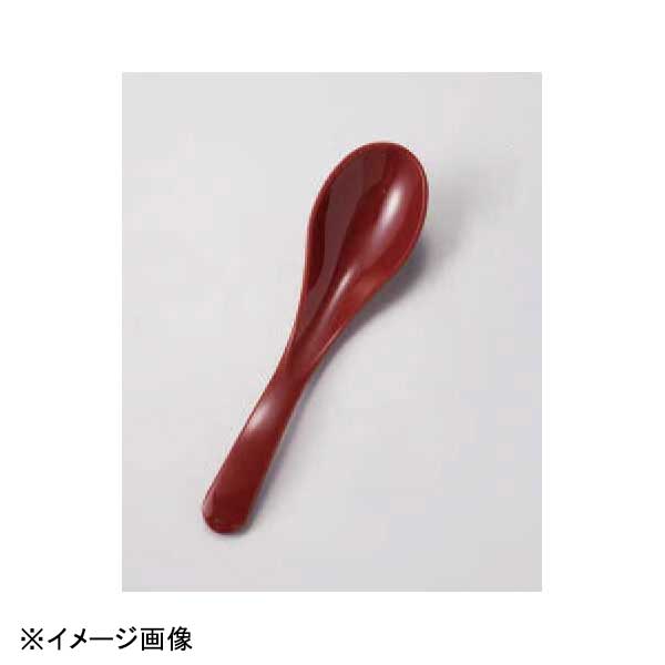 若泉漆器 新雅レンゲ(中)朱 H-94-78